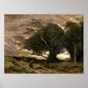 Póster Ráfaga del viento, 1866