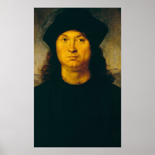 Póster Raffaello Sanzio da Urbino - ritratto di uomo 1
