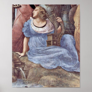 Póster Raffaello Sanzio da Urbino - Terpsichore