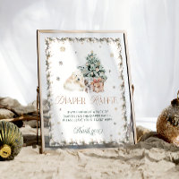 Raffle del oso polar blanco de invierno