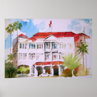 PÓSTER RAFFLES HOTEL BY VIC REYES
