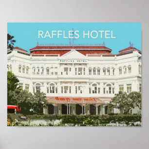 Póster Raffles Hotel Singapore Poster