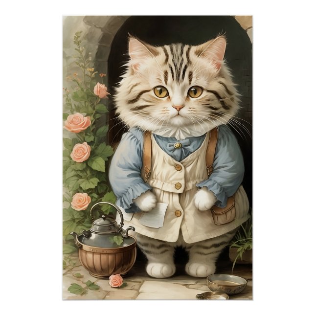 Póster Ragamuffin Cat (Anverso)