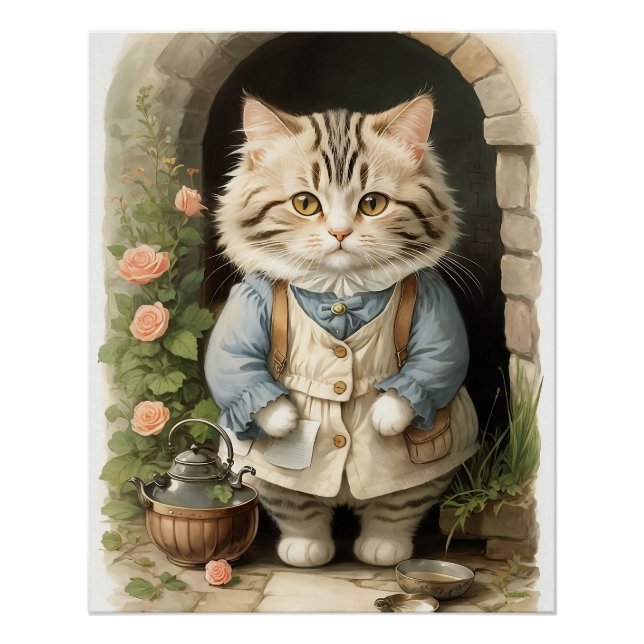 Póster Ragamuffin Cat (Anverso)