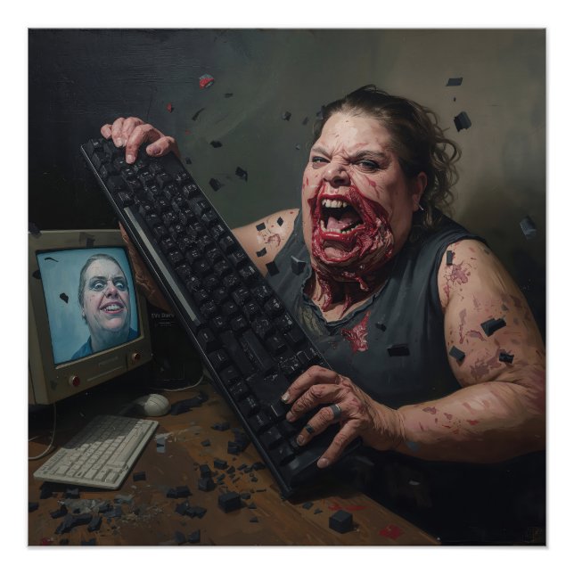 Póster Rage Error: System Failure - Ctrl Alt Delirium (Anverso)