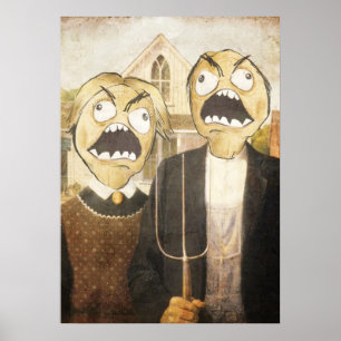 Póster Rage Face Meme Face Comic