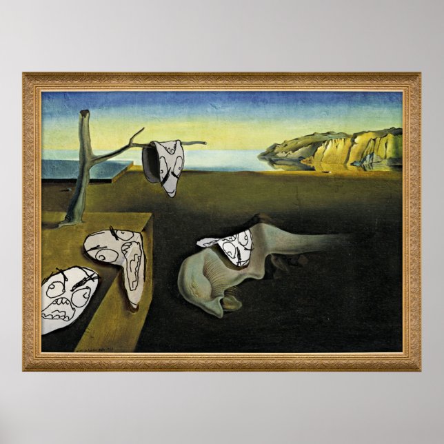 Póster Rage Face Meme Face Comic Art Painting (Frente)