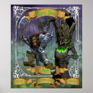 Póster Raging Dwarf Ale