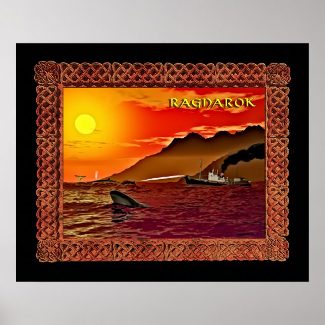 Póster Ragnarok Para Ballenas (Frente)