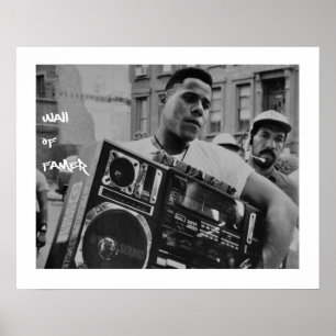 Póster Raheem + su radio 4eva