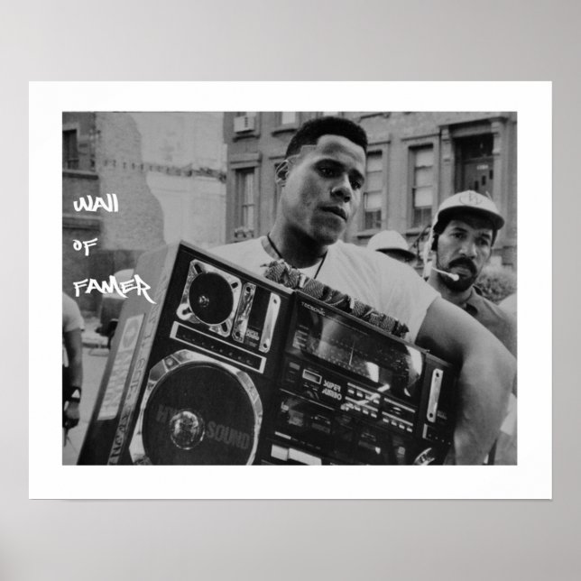 Póster Raheem + su radio 4eva (Frente)