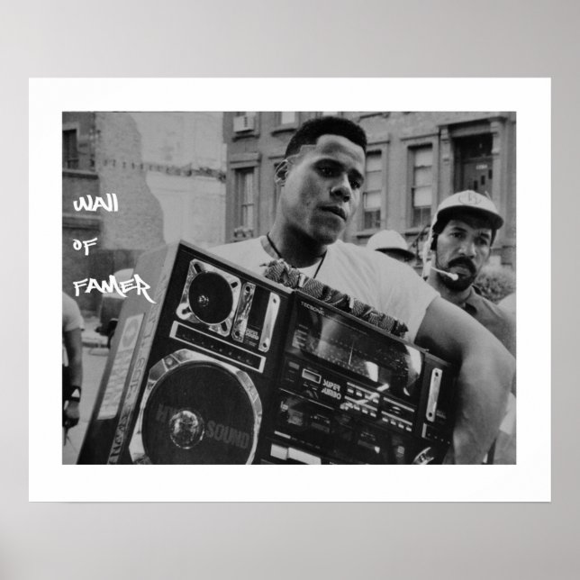 Póster Raheem + su radio 4eva (Frente)