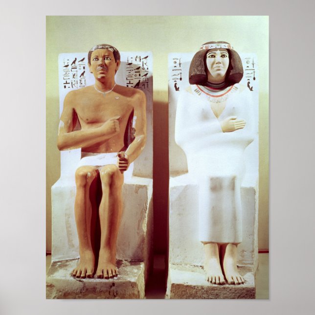 Póster Rahotep y su esposa, Nofret (Frente)