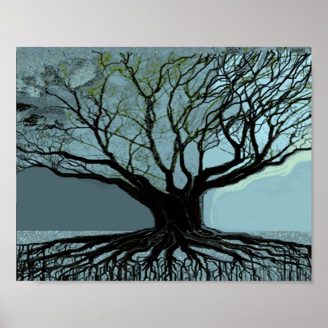 Póster Raíces azules (Frente)