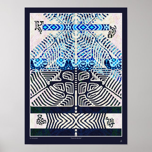 Póster Raíces del cielo (Frente)