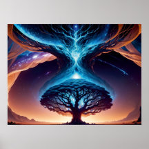 Raíces radiantes: El árbol de la vida inspirador a