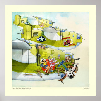 Póster Raid de bajo nivel sobre Normandía