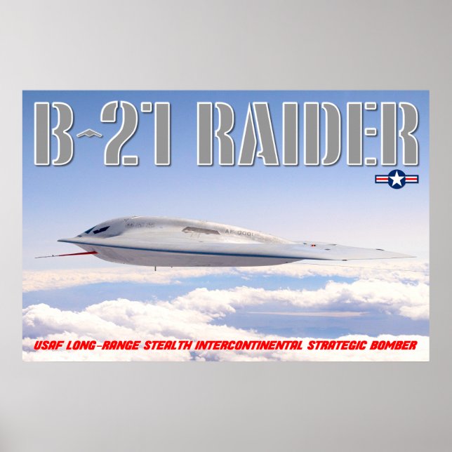 PÓSTER RAIDER B-21 (Frente)