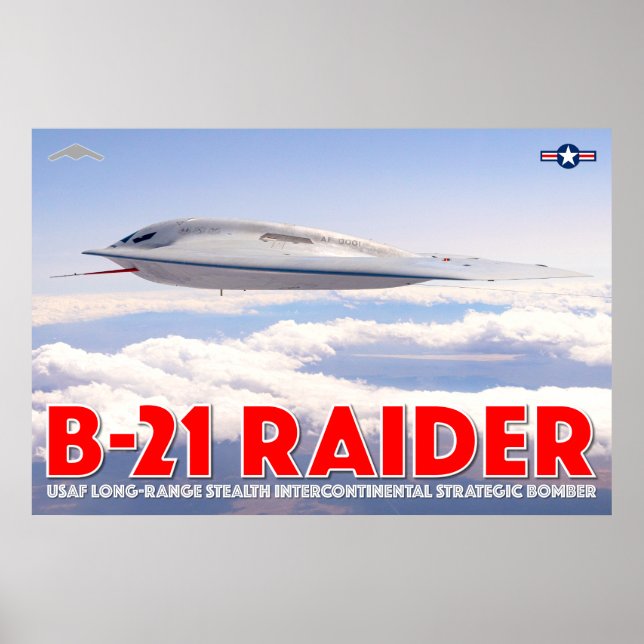 PÓSTER RAIDER B-21 (Frente)
