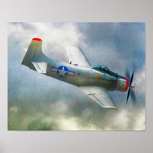 Póster RAIDERS DE LA FUERZA AÉREA DE LAS Aeronaves WW2 (Frente)