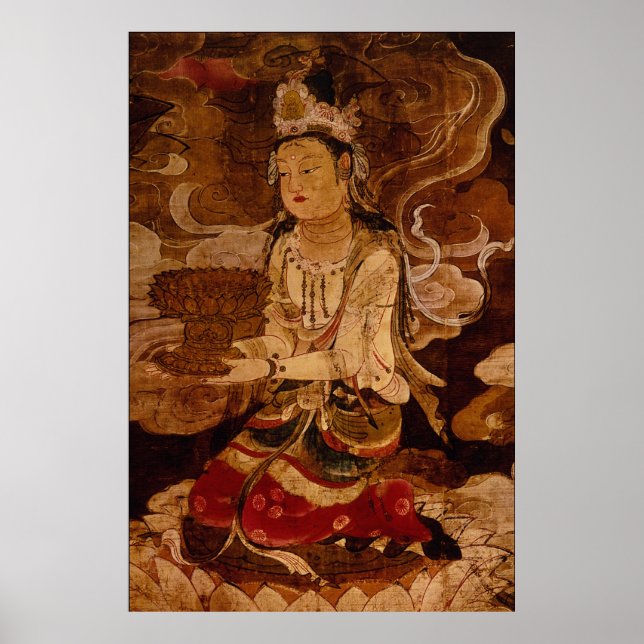 Póster Raigo de Amida y su anfitrión (detalle) (Frente)