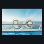 Póster Railing Of A Cruise Ship<br><div class="desc">Railing of a cruise ship</div>