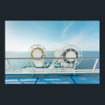 Póster Railing Of A Cruise Ship<br><div class="desc">Railing of a cruise ship</div>