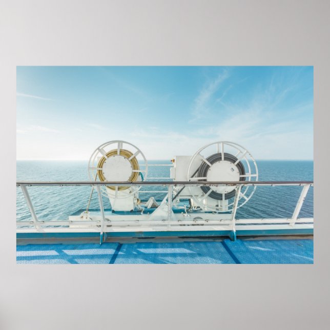 Póster Railing Of A Cruise Ship (Frente)