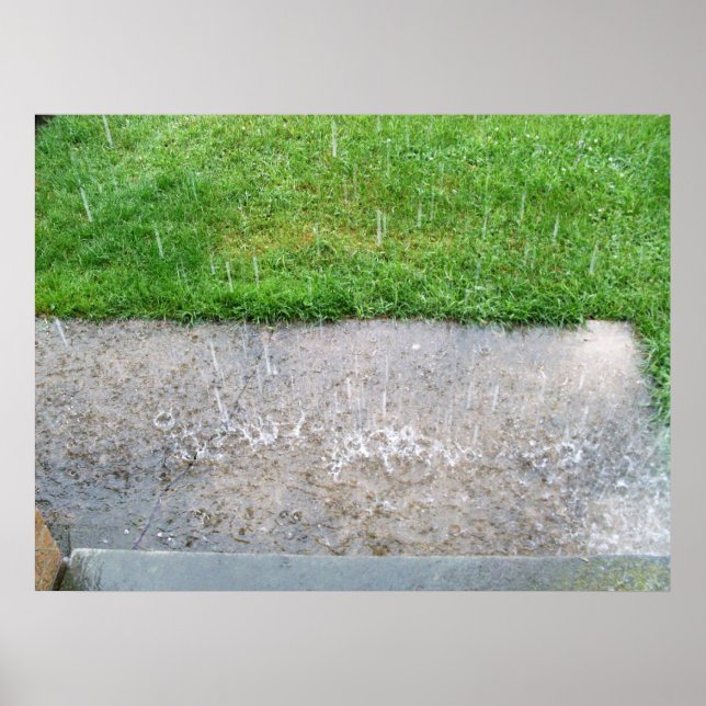 Póster RAIN print (Frente)