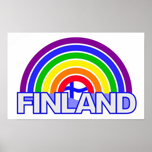 Póster Rainbow Finland poster (Frente)