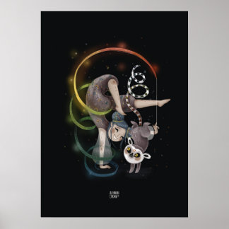 Póster RAINBOW LEMUR por Alexandra Dikaia