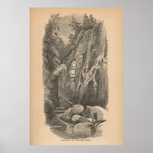 Póster Rainbow or Corinne Falls (Frente)