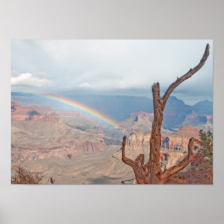 Póster Rainbow over the Grand Canyon