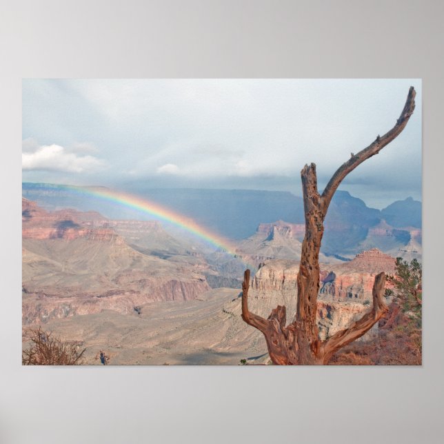 Póster Rainbow over the Grand Canyon (Frente)