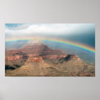 Póster Rainbow over the Grand Canyon