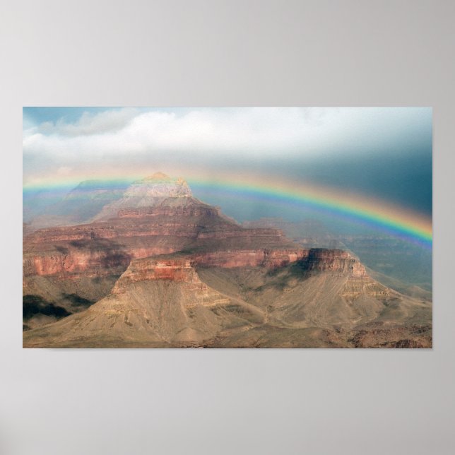Póster Rainbow over the Grand Canyon (Frente)