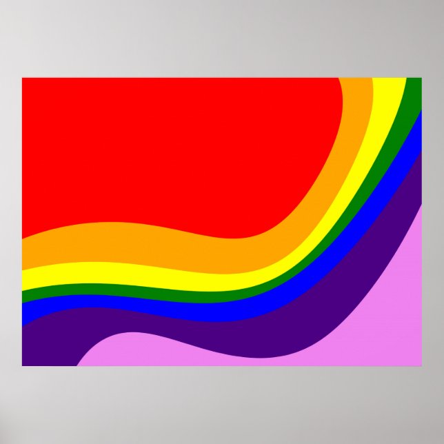 Póster Rainbow Roy G Biv (Frente)