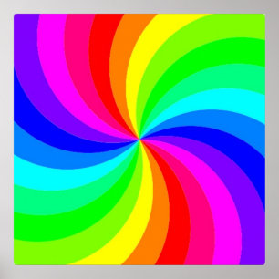 PÓSTER RAINBOW SPIRAL