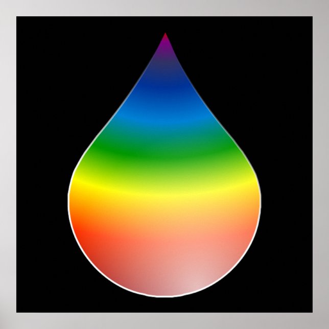 PÓSTER RAINBOW TEARDROP (Frente)