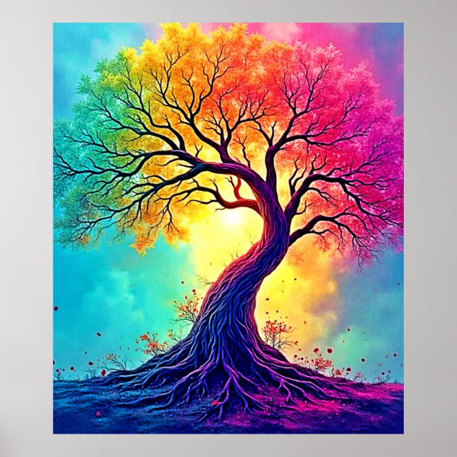 Póster  Rainbow Tree: Roots of Infinite Hope Art (Frente)