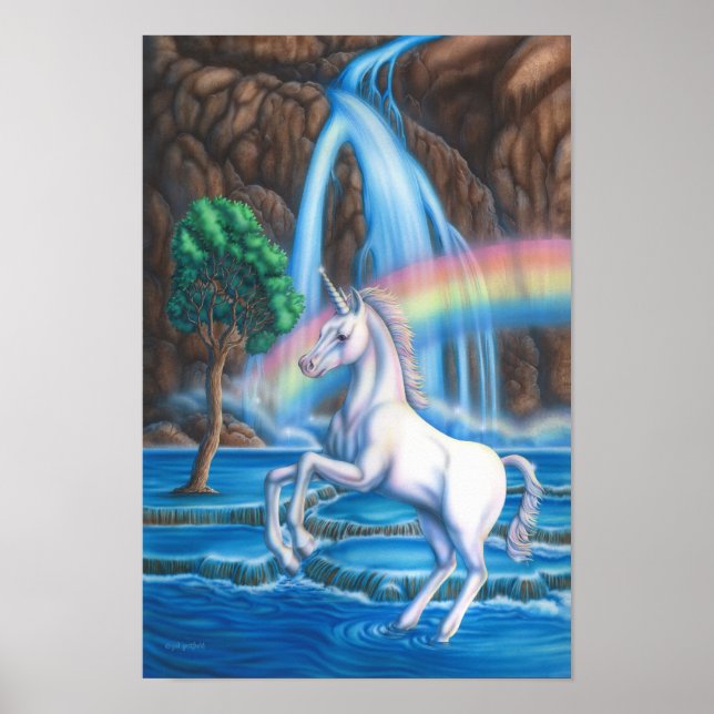 Póster Rainbow Unicorn (Frente)
