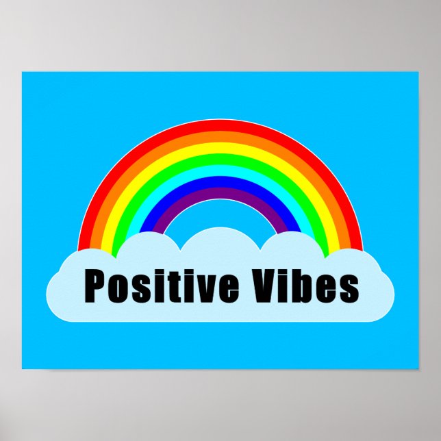 Póster RAINBOW - Vibes positivas (Frente)