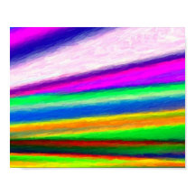 Rainbow Watercolors Poster