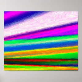 Póster Rainbow Watercolors Poster