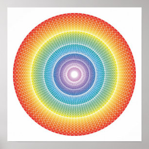 Póster Rainbow Wheel #3