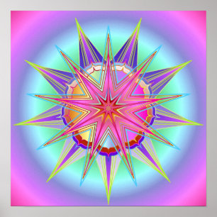 Póster Rainbowstar19