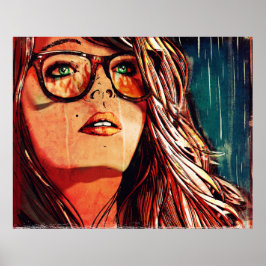 Póster Raining Fire