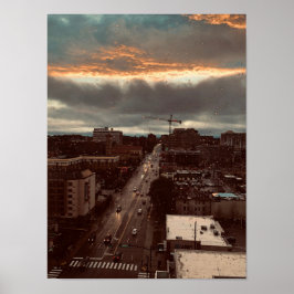 Póster Rainy Nashville poster