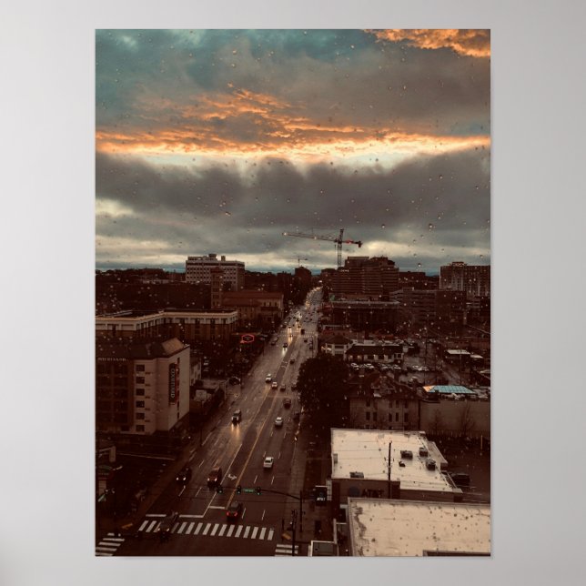 Póster Rainy Nashville poster (Frente)