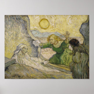 Póster Raising the Lazarus (después de Rembrandt) Van Gog